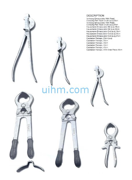 induction hardening veterinary instrument