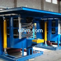 0.5t to 5t steel shell hydraulic tilting furnace