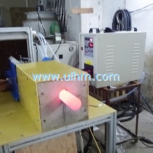 custom build pneumatic auto feed induction forging machine