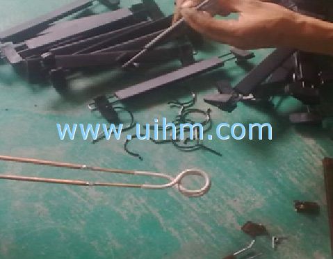 induction heating of insert coat hanger