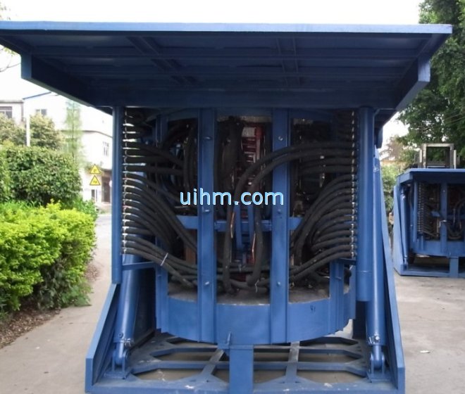 1 Ton steel shell melting furnace