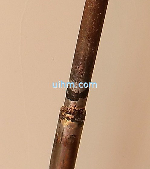 induction brass soldering copper pipe