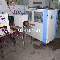 high frequency induction heater with 4hp chiller