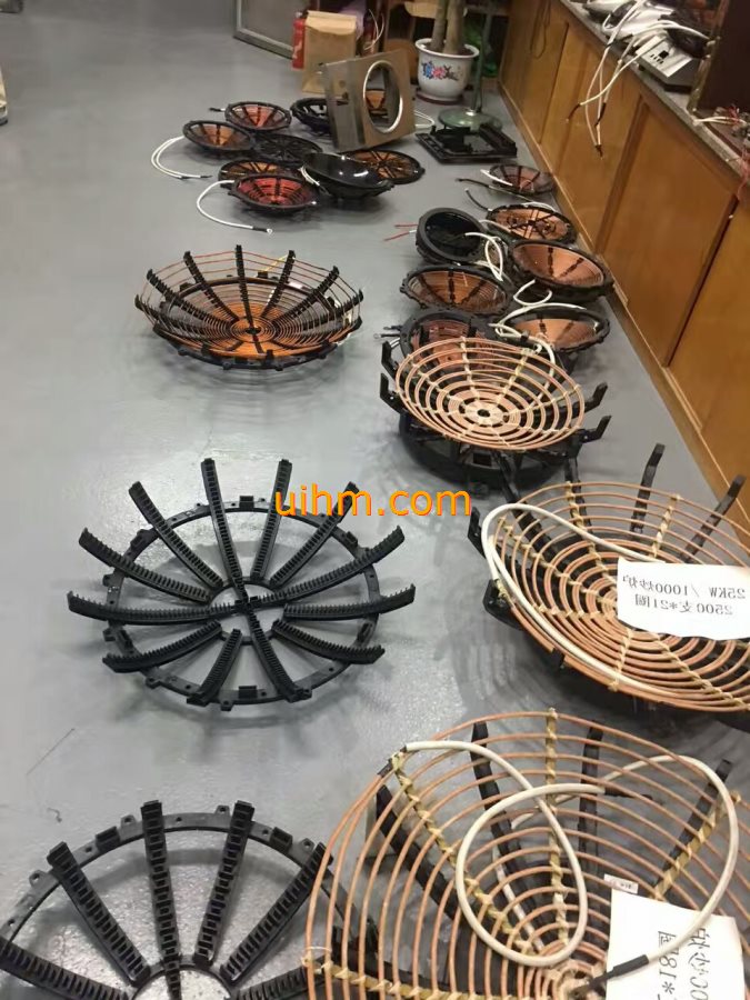 induction coils for cooking