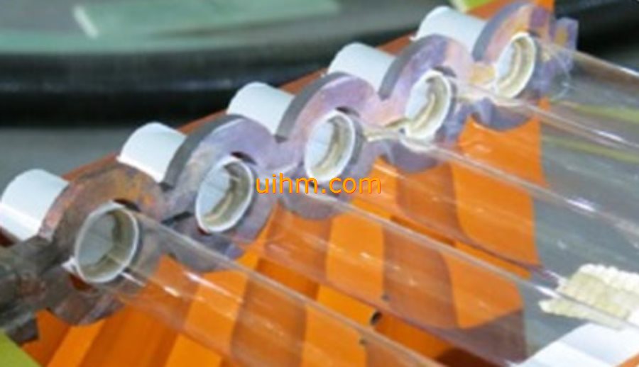 induction brazing LED tubes