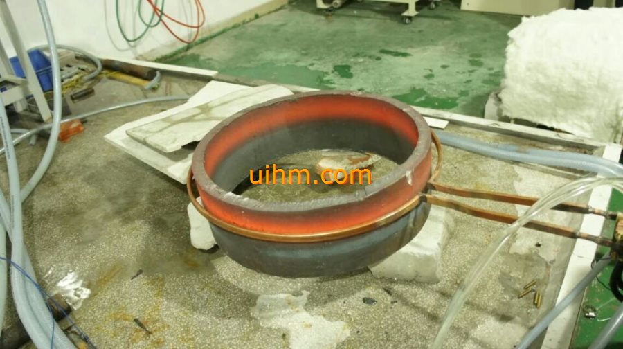 induction heating steel ring