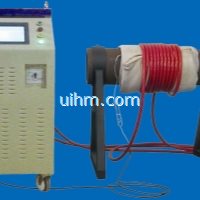 customized 100KW full air cooled induction heater with flexible induction coil for pipeline preheati