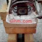 induction heating steel block by rf induction heater